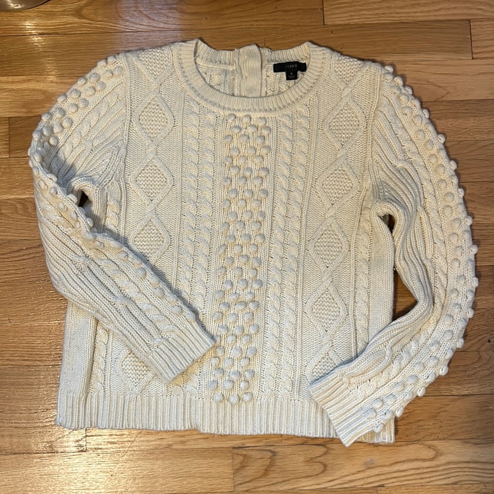 Cable-knit sweater